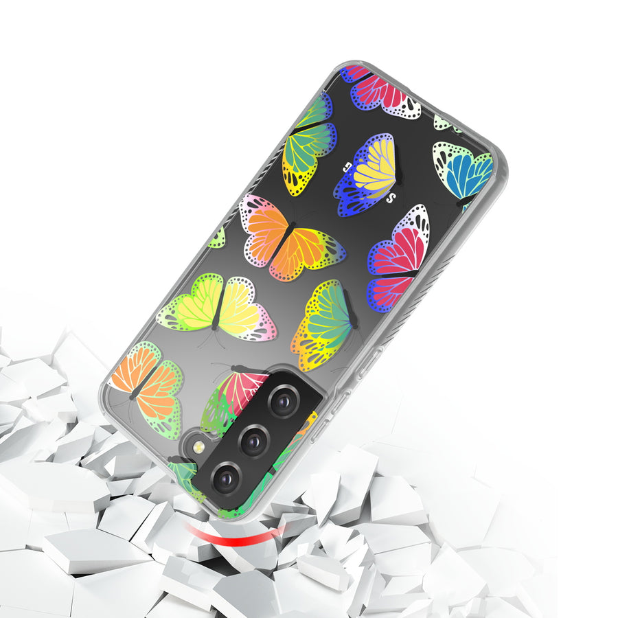 MyBat Pro Mood Series Case for Samsung Galaxy S22 Plus - Neon Butterfies - RSS22PCSFSSM368-9.jpg