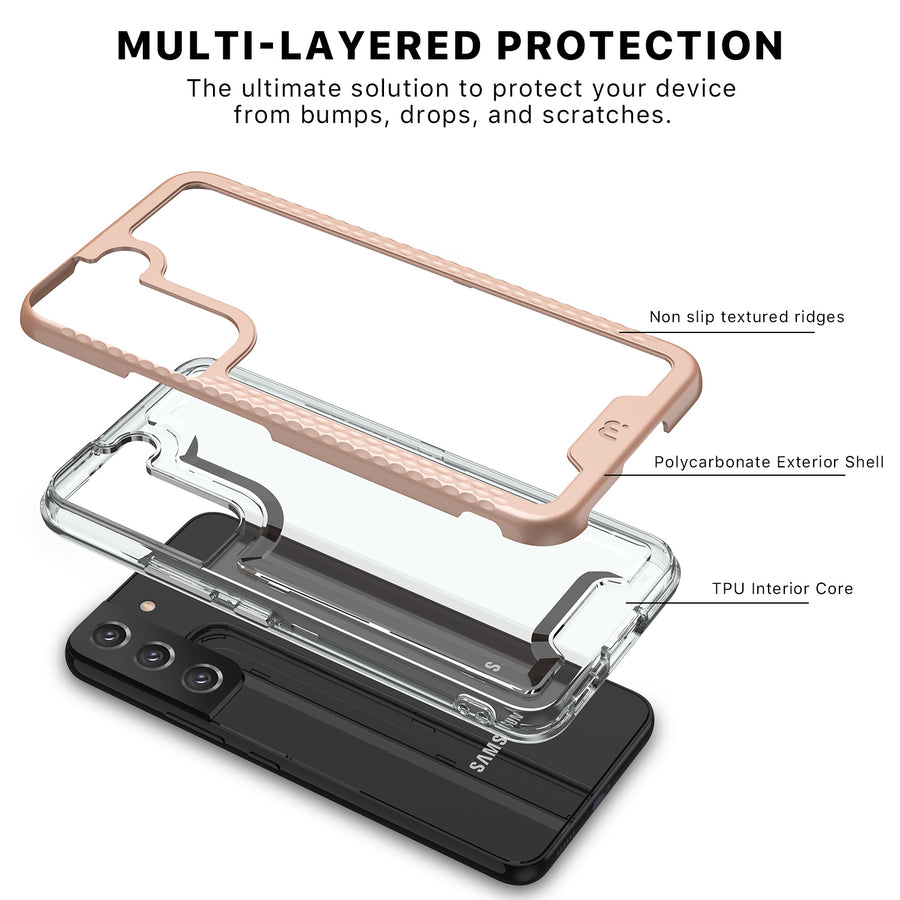 MyBat Pro Lux Series Case for Samsung Galaxy S22 Plus - Rose Gold - RSS22PCSG5TS003-7.jpg