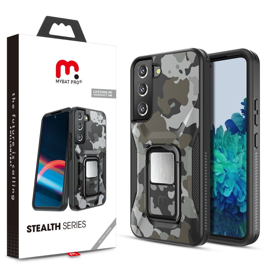 MyBat Pro Stealth Series Case for Samsung Galaxy S22 Plus - Black Camo