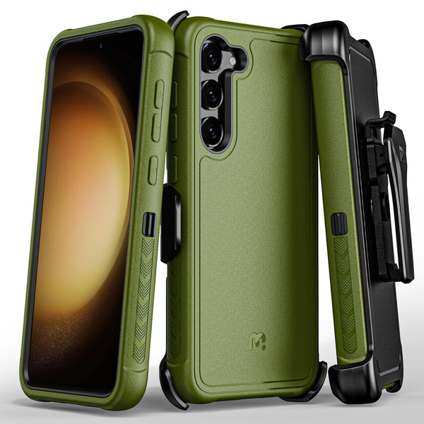MyBat Pro Maverick Series Case w/ Holster for Samsung Galaxy S23 Plus - Army Green - RSS23PCS3NXS004-2.jpg