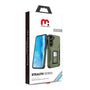 MyBat Pro Antimicrobial Stealth Series (with Stand) for Samsung Galaxy S23 Plus - Army Green / Black