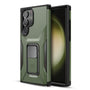 MyBat Pro Antimicrobial Stealth Series (with Stand) for Samsung Galaxy S23 Ultra - Army Green / Black - RSS23UCSSTSS004-1.JPG