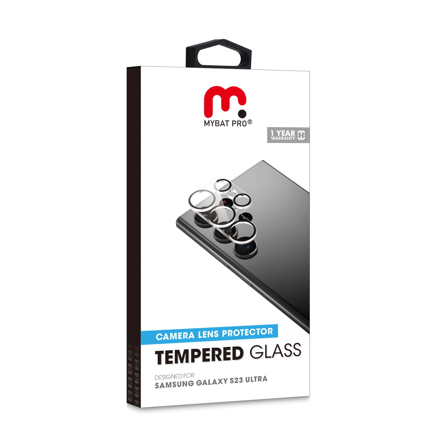 MyBat Pro Tempered Glass Lens Protector (2.5D) for Samsung Galaxy S23 Ultra - Clear