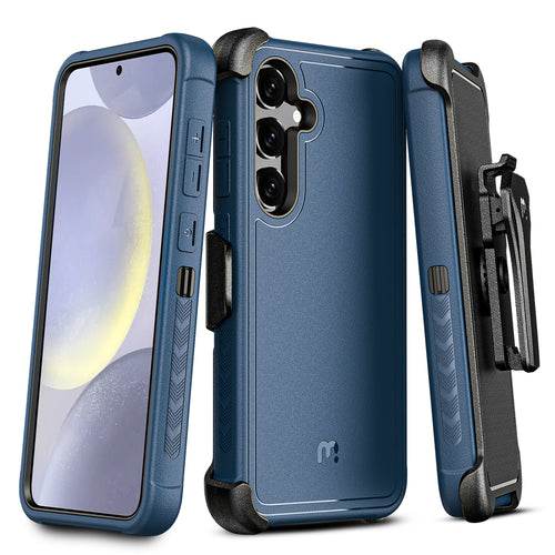 MyBat Pro Maverick Series Case w/ Holster for Samsung Galaxy S24 Plus - Blue - RSS24PCS3NXS002-2.jpg
