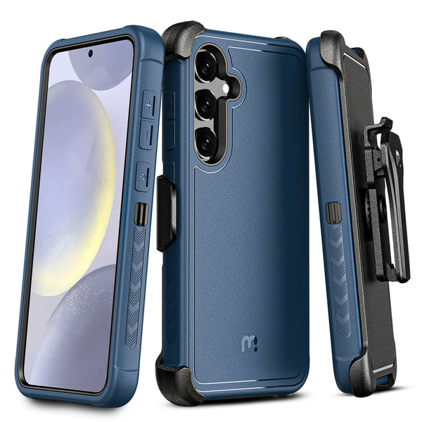 MyBat Pro Maverick Series Case w/ Holster for Samsung Galaxy S24 Plus - Blue - RSS24PCS3NXS002-2.jpg