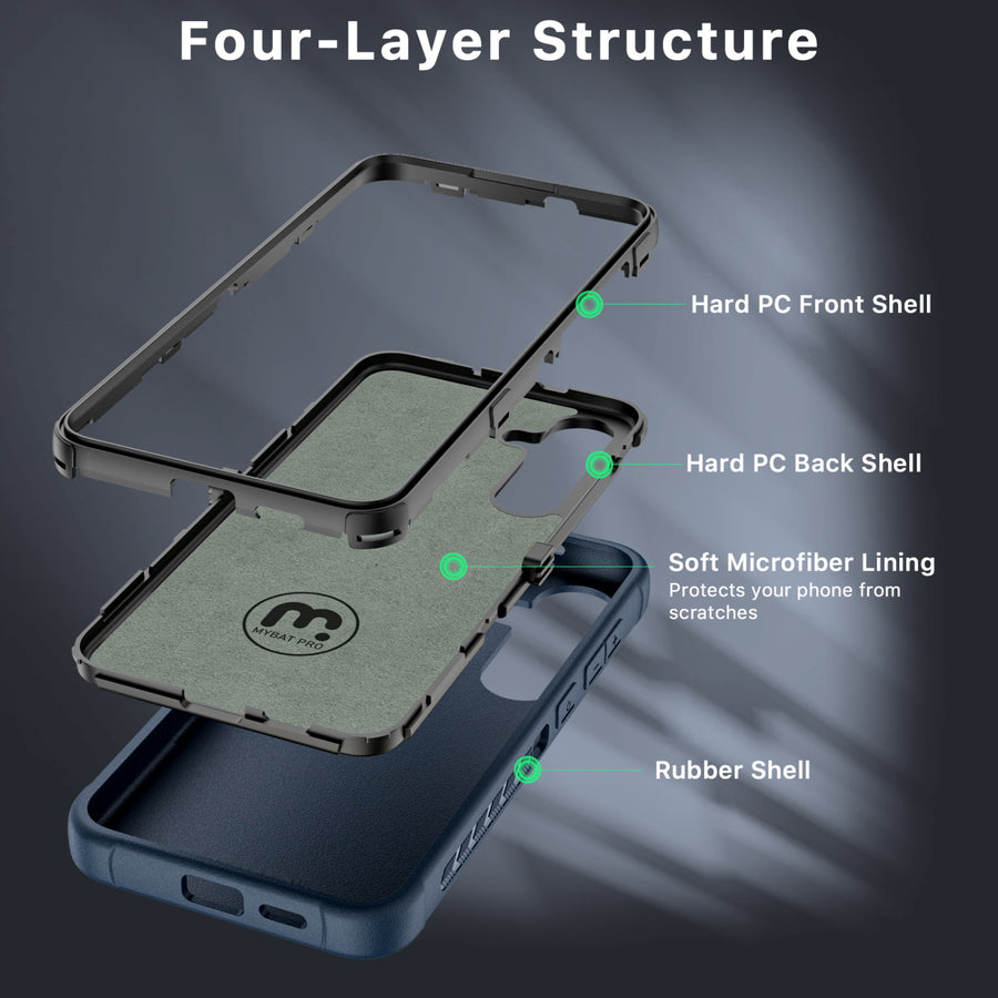 MyBat Pro Maverick Series Case w/ Holster for Samsung Galaxy S24 Plus - Blue - RSS24PCS3NXS002-3.jpg