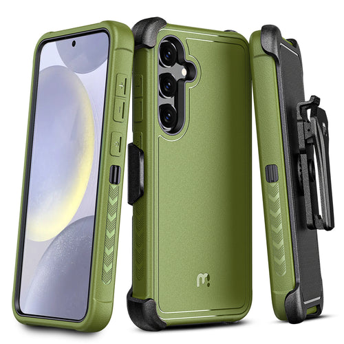 MyBat Pro Maverick Series Case w/ Holster for Samsung Galaxy S24 Plus - Army Green - RSS24PCS3NXS004-2.jpg