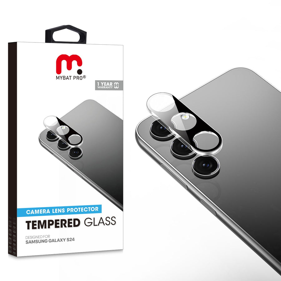 MyBat Pro Tempered Glass Lens Protector (2.5D) for Samsung Galaxy S24 - Clear