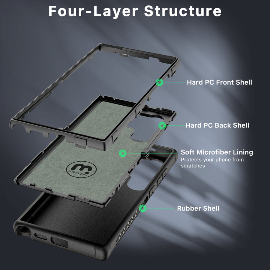 MyBat Pro Maverick Series Case w/ Holster for Samsung Galaxy S24 Ultra - Black - RSS24UCS3NXS001-3.JPG