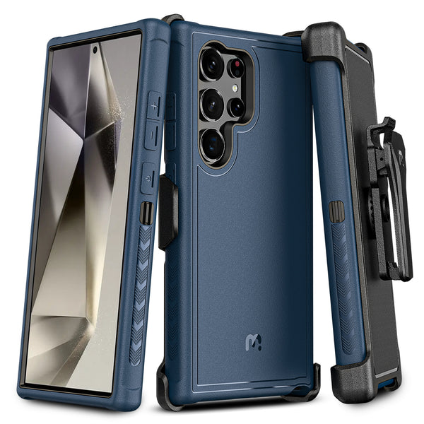 MyBat Pro Maverick Series Case w/ Holster for Samsung Galaxy S24 Ultra - Blue - RSS24UCS3NXS002-2.jpg
