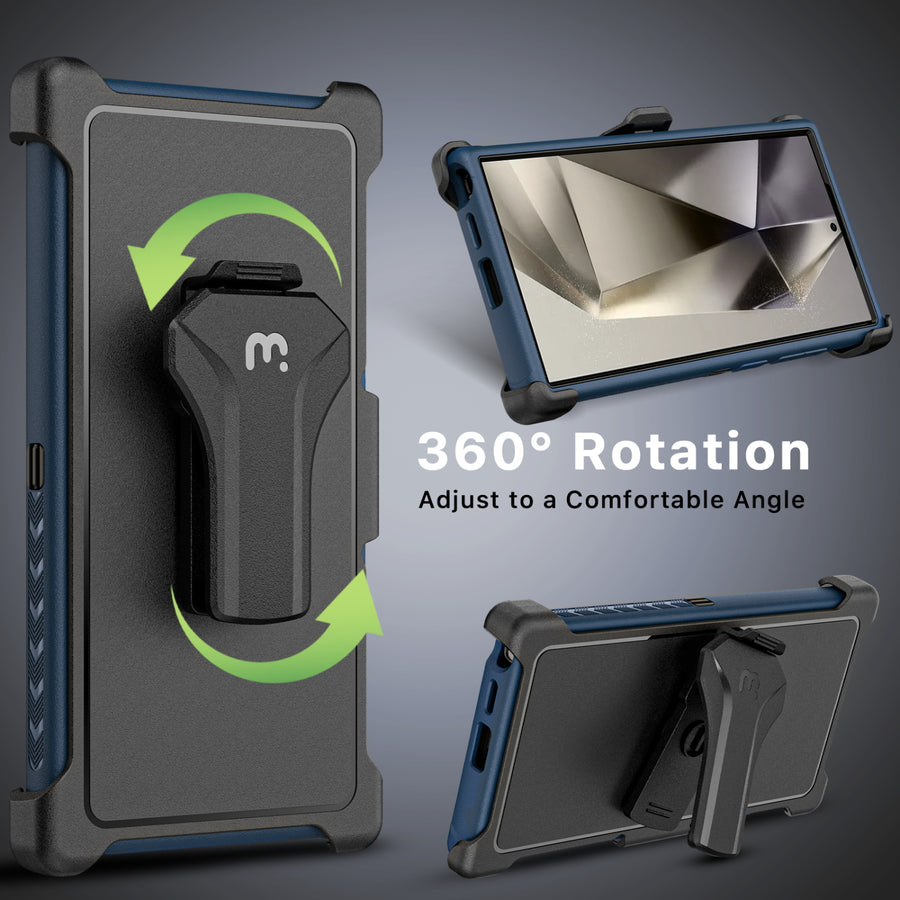 MyBat Pro Maverick Series Case w/ Holster for Samsung Galaxy S24 Ultra - Blue - RSS24UCS3NXS002-5.jpg
