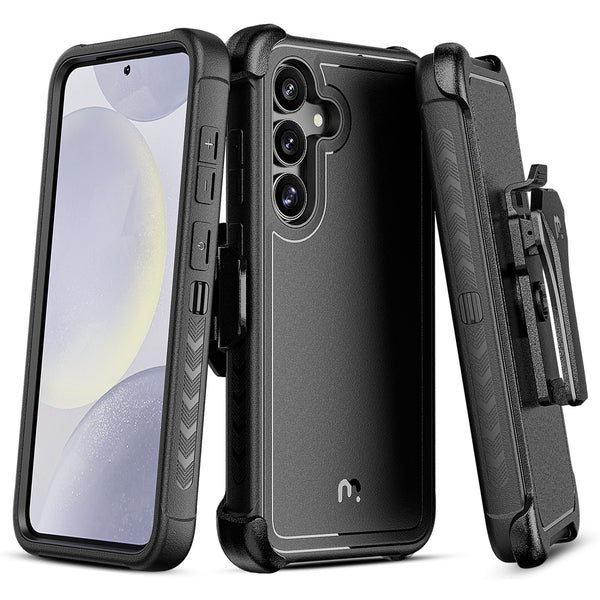 MyBat Pro Maverick Series Case w/ Holster for Samsung Galaxy S25 Plus - Black - RSS25PCS3NXS001-2.jpg