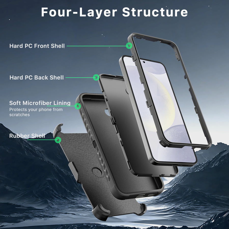 MyBat Pro Maverick Series Case w/ Holster for Samsung Galaxy S25 Plus - Black - RSS25PCS3NXS001-3.jpg