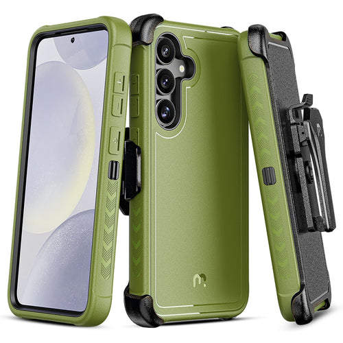 MyBat Pro Maverick Series Case w/ Holster for Samsung Galaxy S25 Plus - Army Green - RSS25PCS3NXS004-2.jpg
