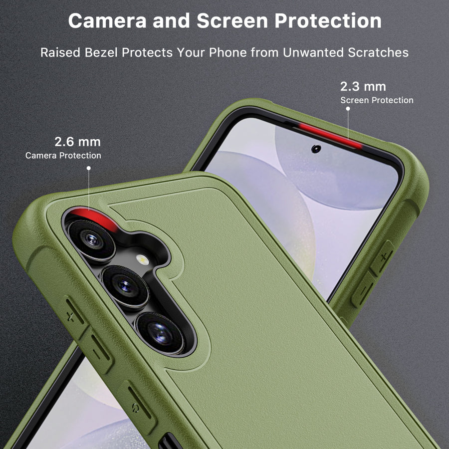 MyBat Pro Maverick Series Case w/ Holster for Samsung Galaxy S25 Plus - Army Green - RSS25PCS3NXS004-4.jpg