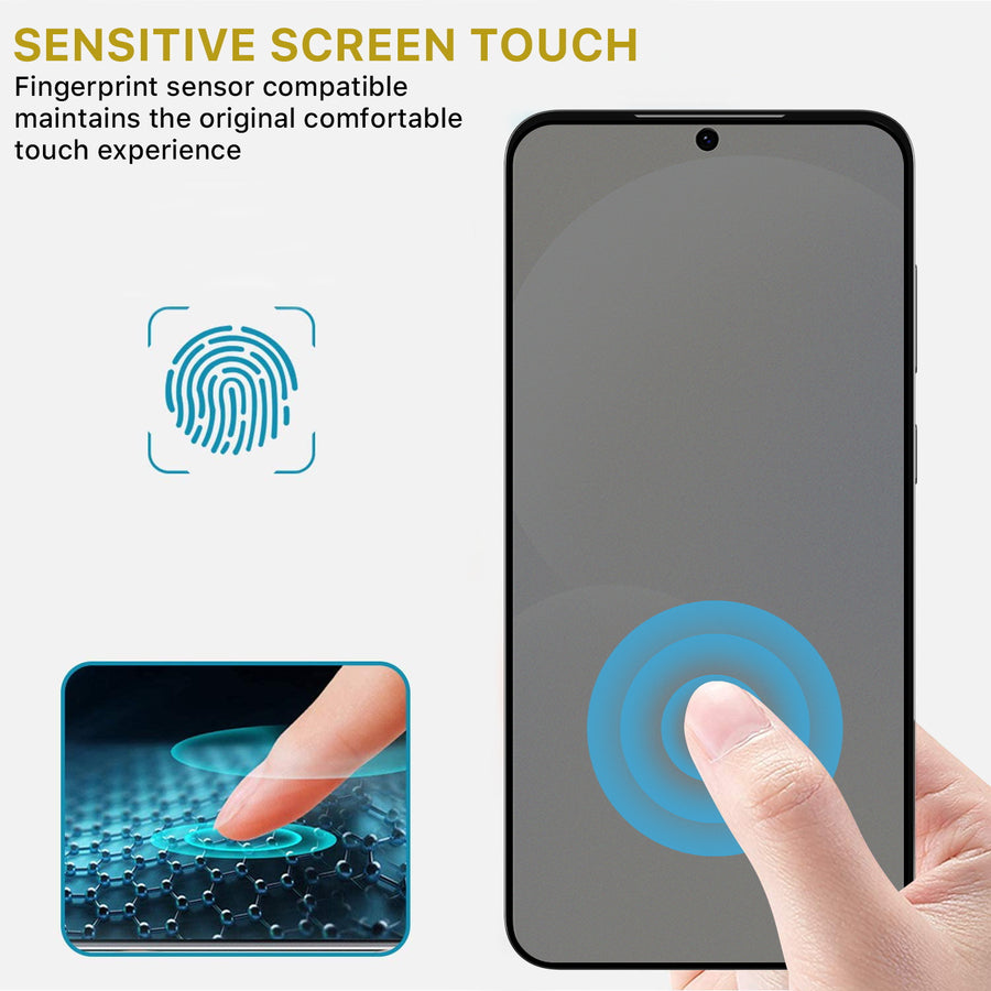 MyBat Pro Privacy Full Coverage Tempered Glass Screen Protector (Fingerprint Unlock) for Samsung Galaxy S25 / Galaxy S24 - Black - RSS25SCF111U-5.jpg