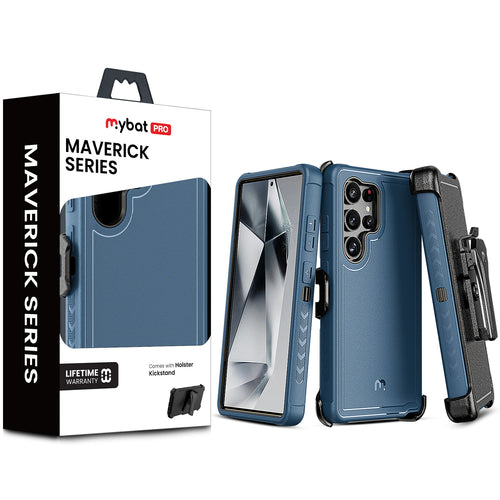 MyBat Pro Maverick Series Case w/ Holster for Samsung Galaxy S25 Ultra - Blue - RSS25UCS3NXS002-1.jpg