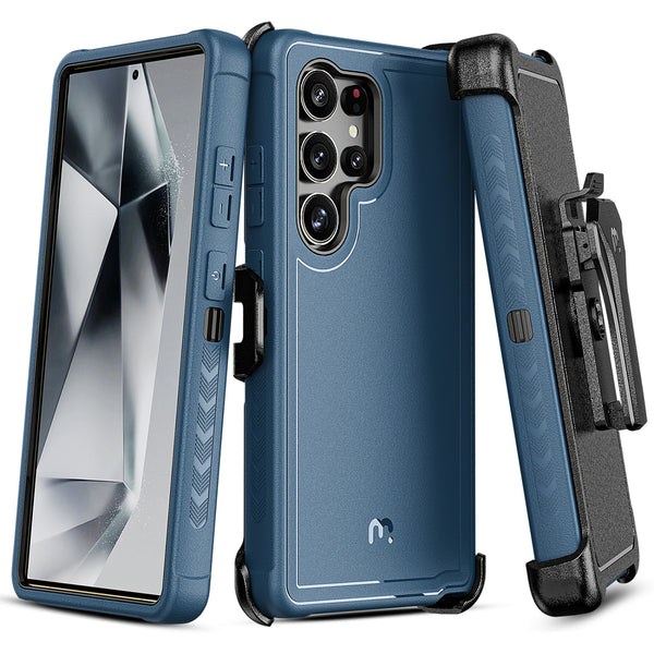 MyBat Pro Maverick Series Case w/ Holster for Samsung Galaxy S25 Ultra - Blue - RSS25UCS3NXS002-2.jpg