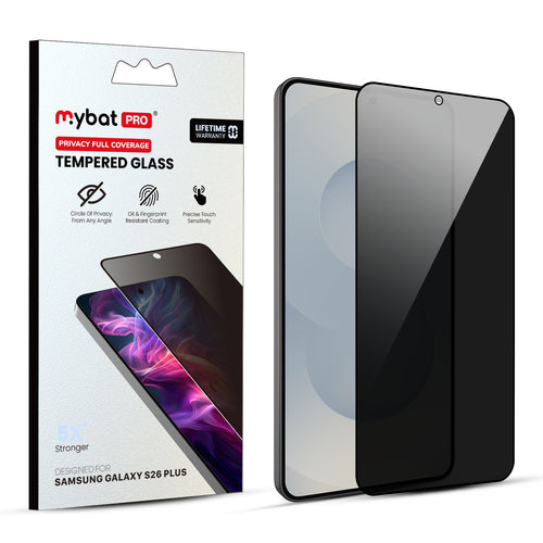 MyBat Pro Privacy Full Coverage Tempered Glass Screen Protector (Fingerprint Unlock) for Samsung Galaxy S26 Plus - Black - RSS26PSCF111U-1.jpg