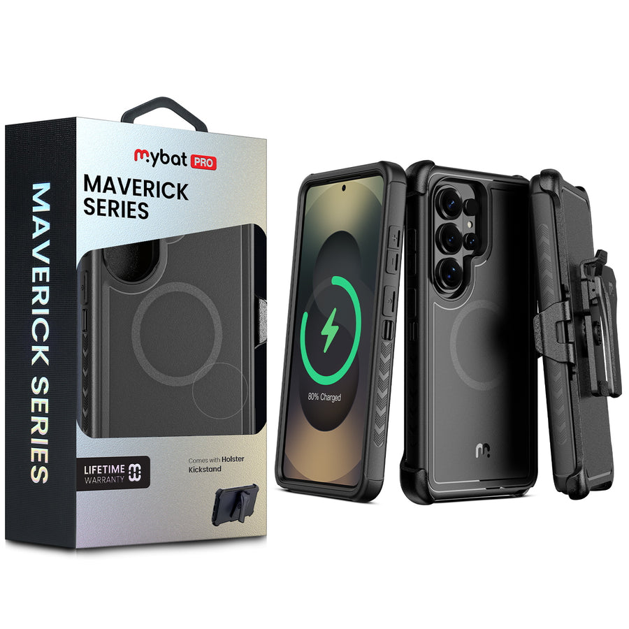 MyBat Pro Maverick Series MagSafe Case w/ Holster for Samsung Galaxy S26 Ultra - Black - RSS26UCS3NXMS001-1.jpg