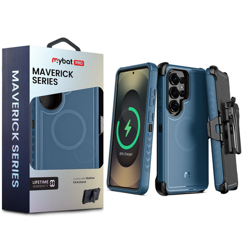 MyBat Pro Maverick Series MagSafe Case w/ Holster for Samsung Galaxy S26 Ultra - Blue - RSS26UCS3NXMS002-1.jpg