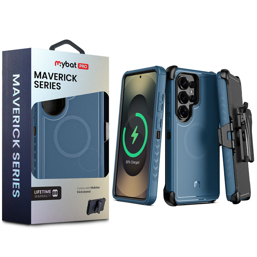 MyBat Pro Maverick Series MagSafe Case w/ Holster for Samsung Galaxy S26 Ultra - Blue - RSS26UCS3NXMS002-1.jpg