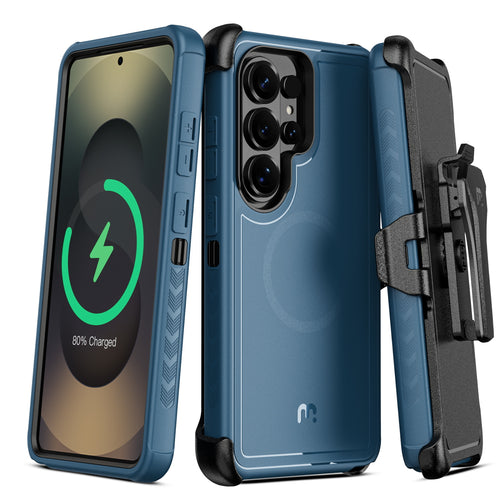 MyBat Pro Maverick Series MagSafe Case w/ Holster for Samsung Galaxy S26 Ultra - Blue - RSS26UCS3NXMS002-2.jpg