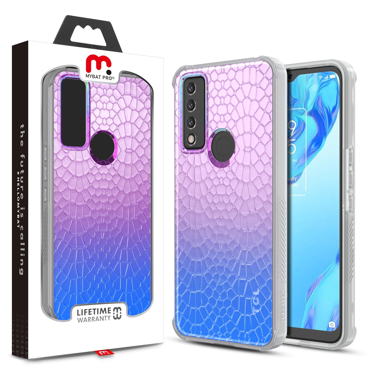 MyBat Pro Mood Series Case for TCL BF / 30 XE 5G - Iridescent Snake
