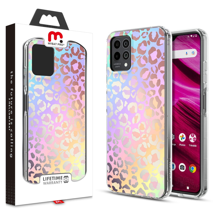 MyBat Pro Mood Series Case for T-mobile REVVL 6 Pro 5G - Holographic Leopard