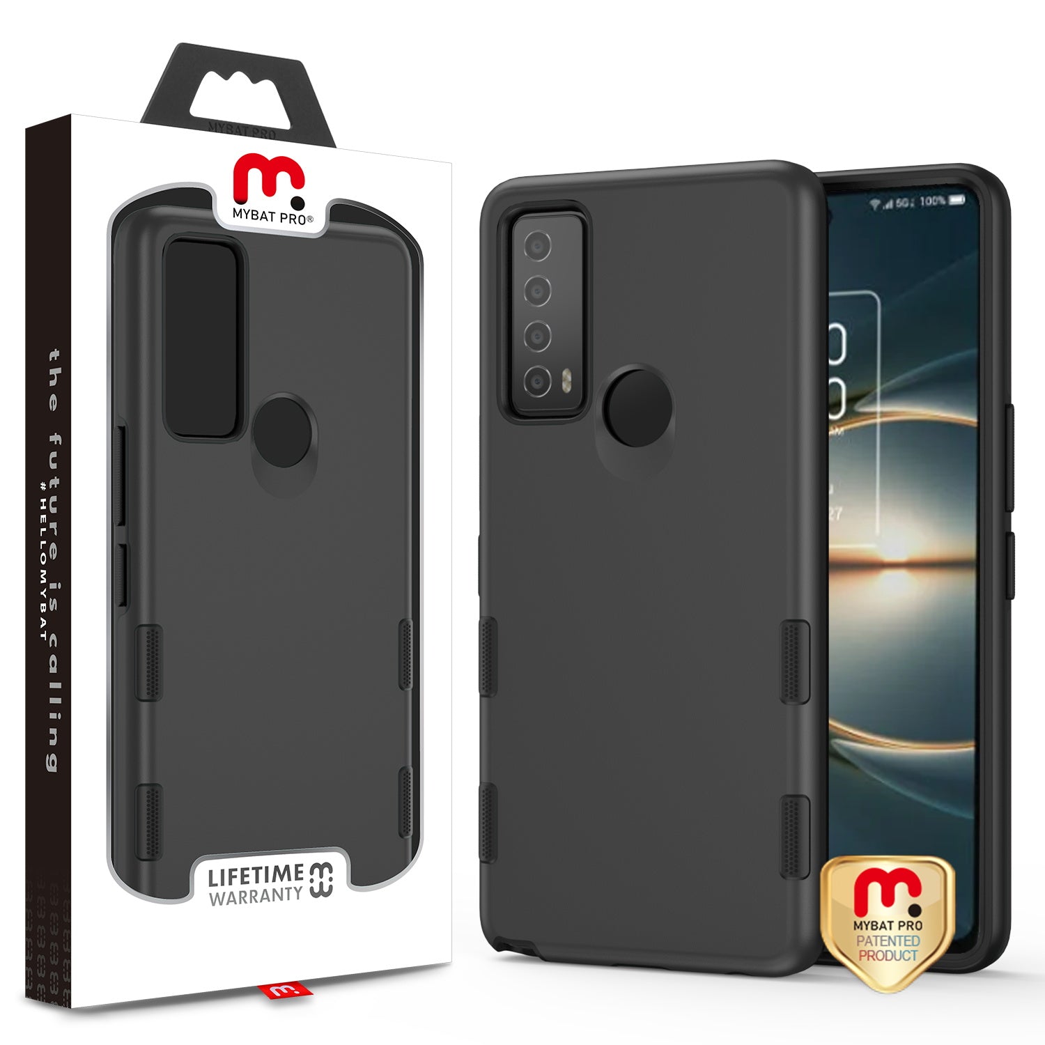 MyBat Pro Tuff Subs Series Case for TCL Stylus 5G - Black