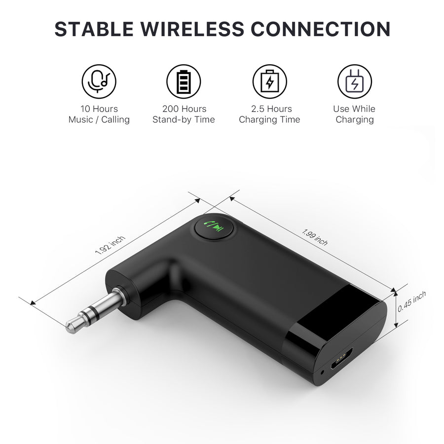 MyBat Pro Car Aux Wireless Receiver - Black - RUHSBTRE011-6.jpg