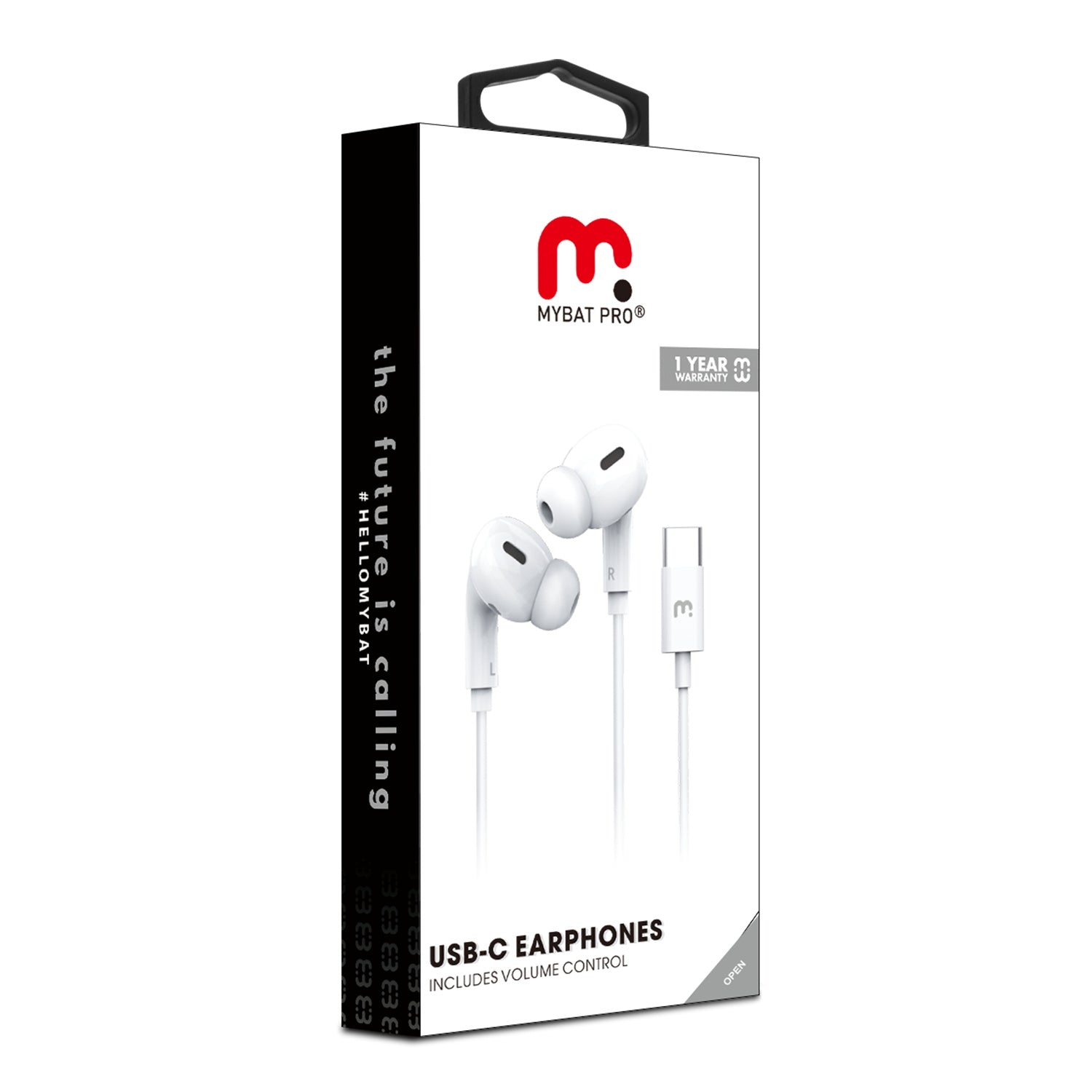 MyBat Pro USB-C Digital Audio Earphone - White