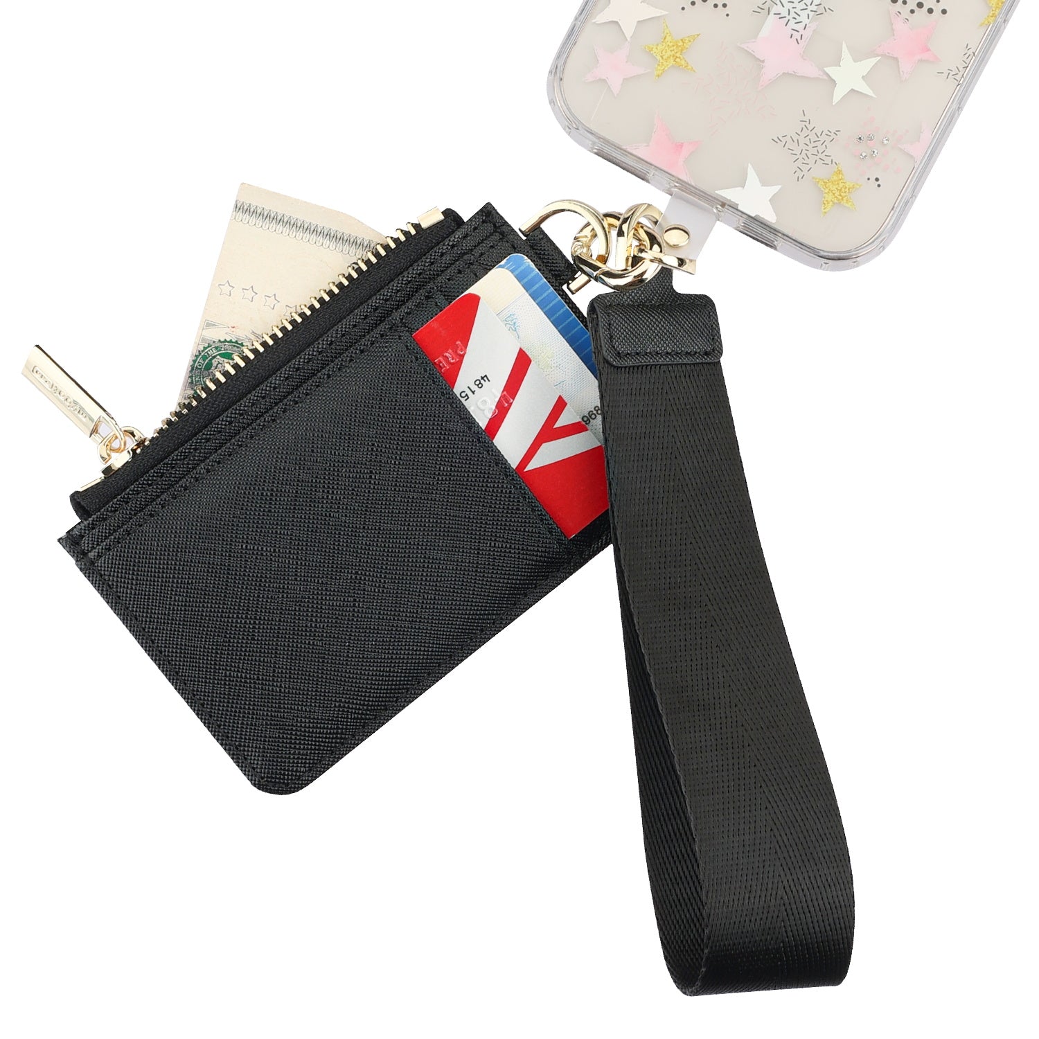 MyBat Pro WristWorthy Phone Strap Wallet - Black - RUNPCH211-2.jpg