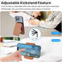 MyBat Pro Lychee Pattern Magnetic MagSafe Folding Card Holder - Brown - RUPCMJP603-4.jpg