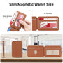 MyBat Pro Lychee Pattern Magnetic MagSafe Folding Card Holder - Brown - RUPCMJP603-5.jpg