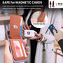 MyBat Pro Lychee Pattern Magnetic MagSafe Folding Card Holder - Brown - RUPCMJP603-6.jpg