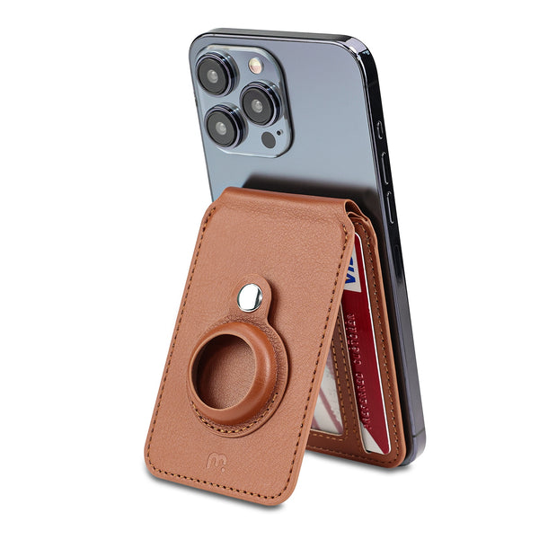 MyBat Pro MagStash Folio MagSafe Wallet + AirTag Case - Brown - RUPCMJP604-2.jpg