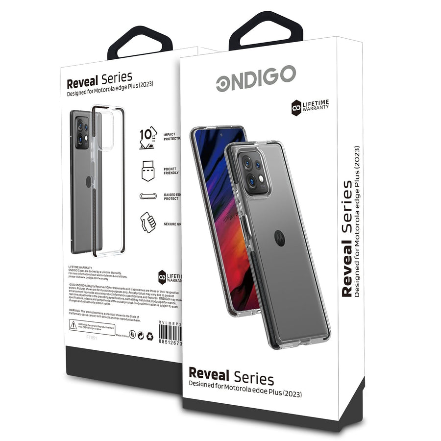 Reveal Series Case for Motorola edge Plus (2023), Black