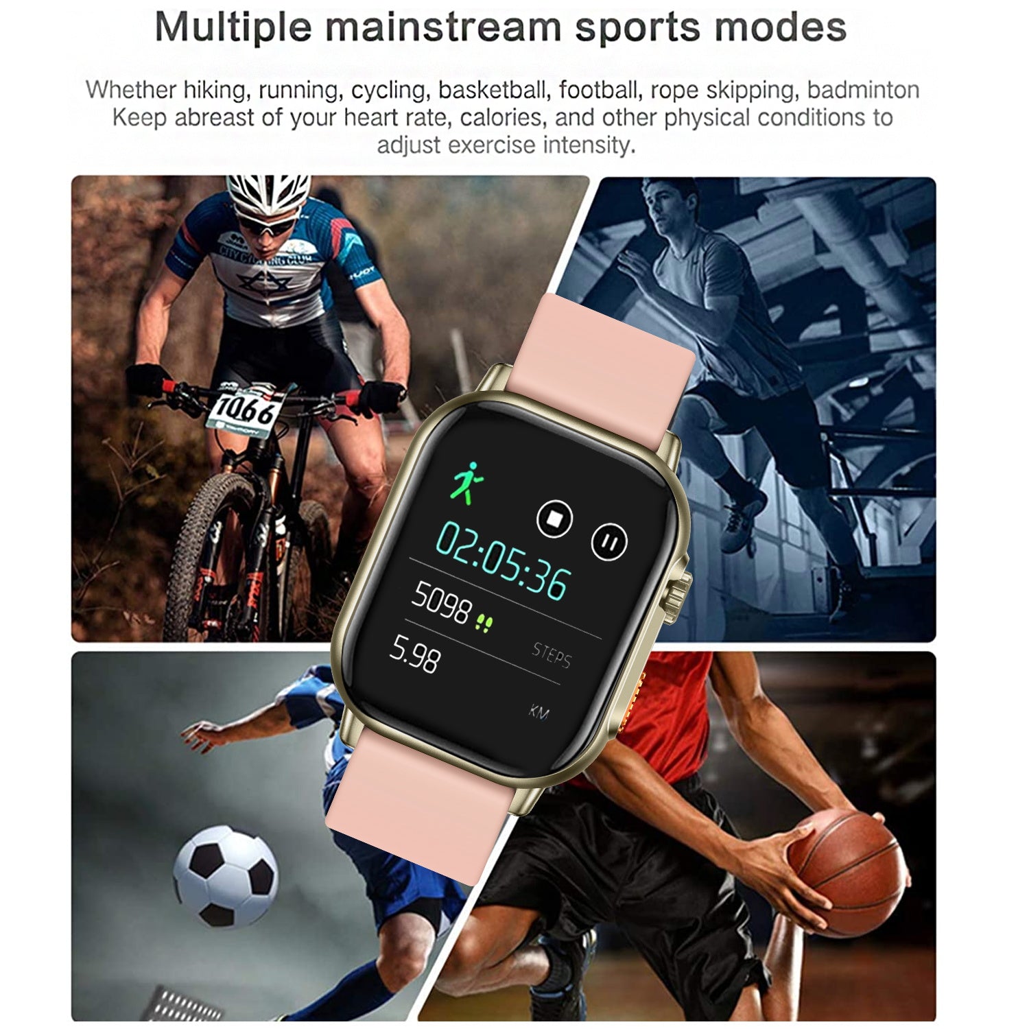 MyBat Pro Activate 4.0 Fitness Smartwatch - Gold - RWDSW001G-4.jpg