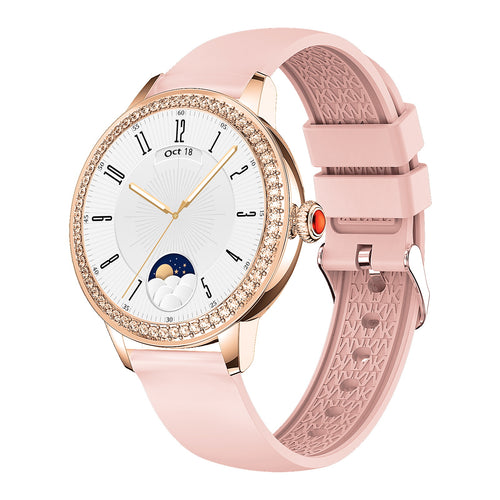 MyBat Pro Crown Diamond Smart Watch - Pink - RWDSW052-2.jpg