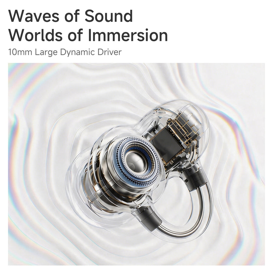 RWAN Clip Open-Ear Earbuds (LED Digital Display) - Rose gold - RWEB003-5.jpg