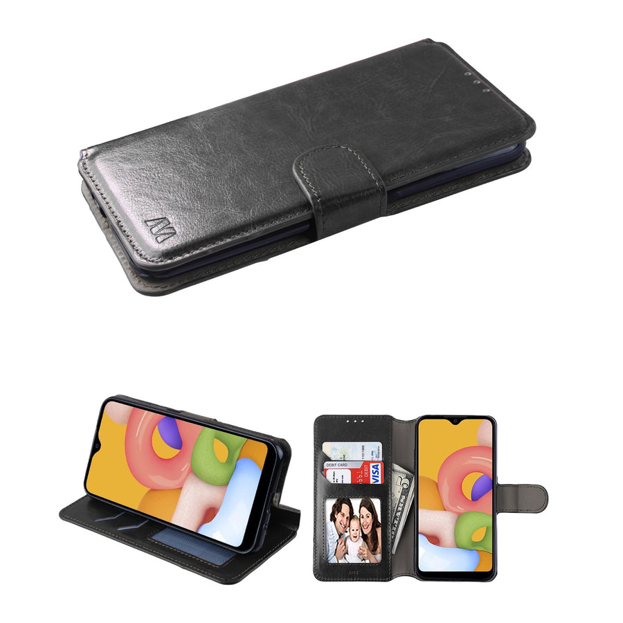 MyBat MyJacket Wallet Element Series for Samsung Galaxy A01 - Black - SAMA01MYJK561-2.jpg