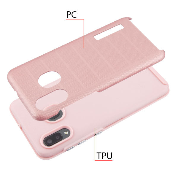 MyBat Fusion Protector Cover for Samsung Galaxy A20 - Rose Gold Dots Textured / Rose Gold - SAMA20HPCFSSO64A-2.jpg