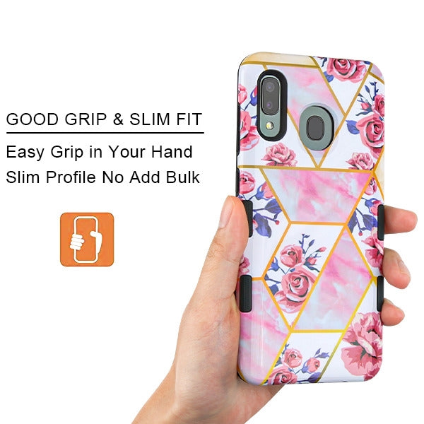 MyBat TUFF Subs Series Case for Samsung Galaxy A20 - Rose Marble - SAMA20HPCTUFFSBIM008-6.jpg