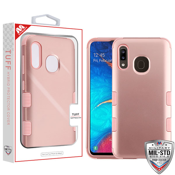 MyBat TUFF Series Case for Samsung Galaxy A20 - Rose Gold - SAMA20HPCTUFFSO086-1.jpg