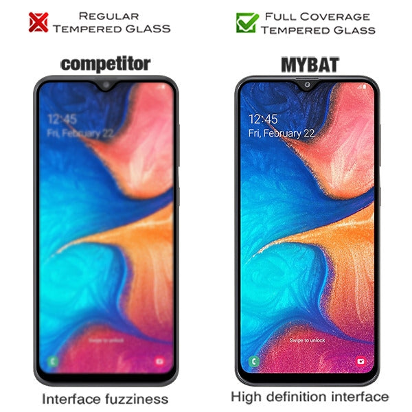 MyBat Full Coverage Tempered Glass Screen Protector for Samsung Galaxy A50 / Galaxy A20 - Black - SAMA20LCDSCPR85A-5.jpg