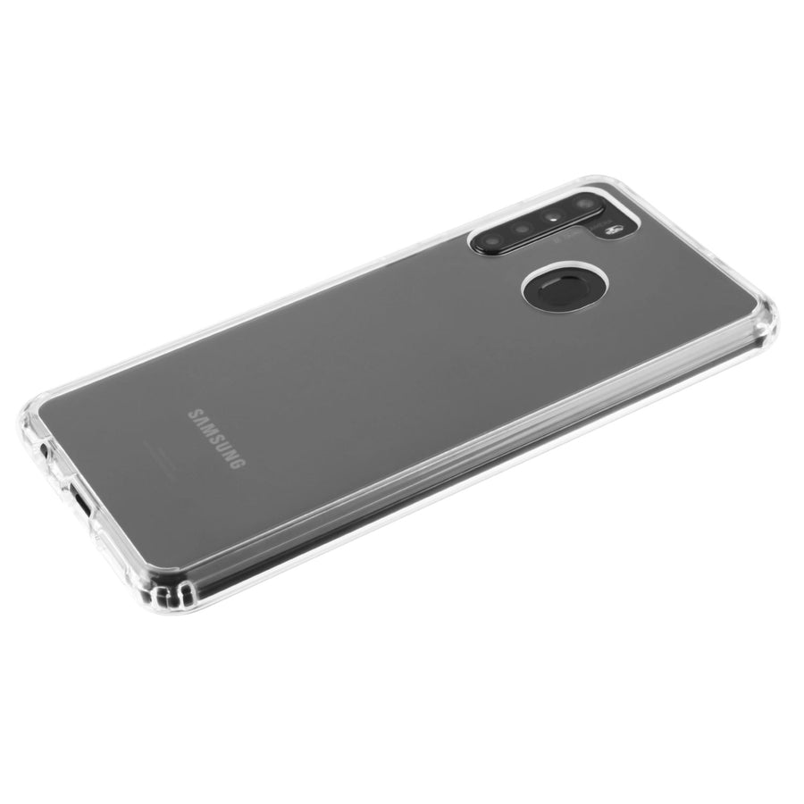 MyBat Sturdy Gummy Cover for Samsung Galaxy A21 - Highly Transparent Clear / Transparent Clear - SAMA21CASKGM0141-5.jpg