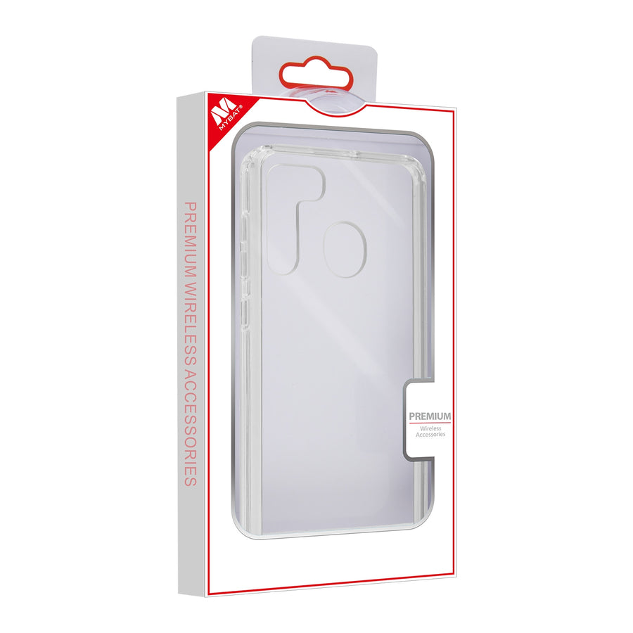 MyBat Sturdy Gummy Cover for Samsung Galaxy A21 - Highly Transparent Clear / Transparent Clear - SAMA21CASKGM0141-8.jpg
