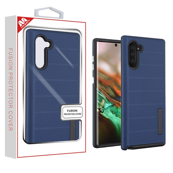 MyBat Fusion Protector Cover for Samsung Galaxy Note 10 (6.3) - Ink Blue Dots Textured / Black - SAMGN10HPCFSSO648-1.jpg