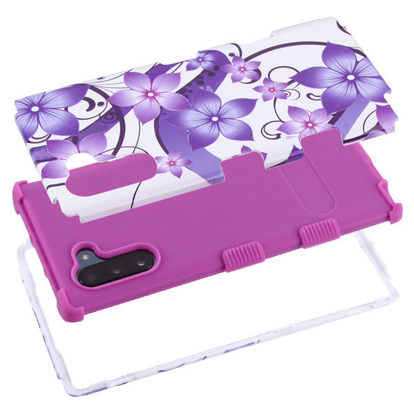 MyBat TUFF Series Case for Samsung Galaxy Note 10 (6.3) - Purple Hibiscus - SAMGN10HPCTUFFIM186-3.jpg